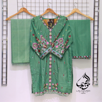 Laila Mjnun_3 PC Self Cotton Stitched
