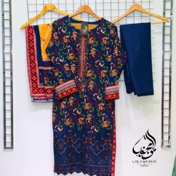 Impression-3PC Lawn Suit