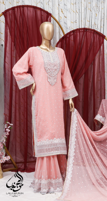 "Meherbano-e-Falak" 3PC Fancy Suit – Stitched