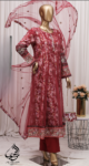 "Raqs-e-Gul" 3PC Fancy Suit – Stitched with complimentary Clutch